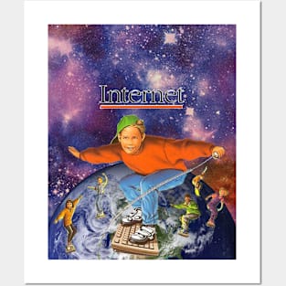 Retro internet computer manual Posters and Art